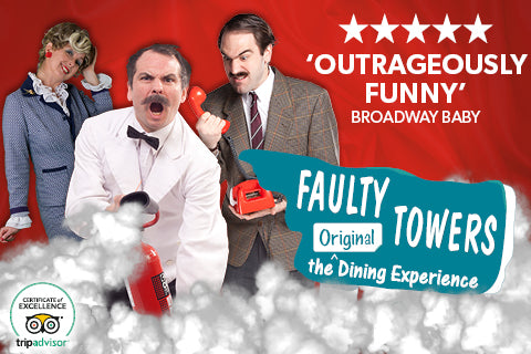 2nt: 3* London stay & Faulty Towers The Dining Experience: £458 for two