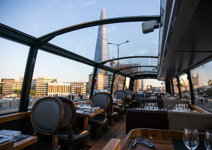 1nt: 4* London stay & Bustronome - 4- Course Lunch Without Wine Pairing: £288 for two