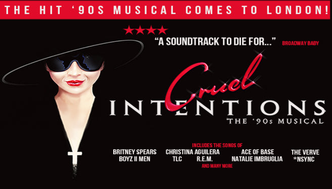 1nt: 3* London stay, breakfast & Cruel Intentions: The '90s Musical: £238 for two