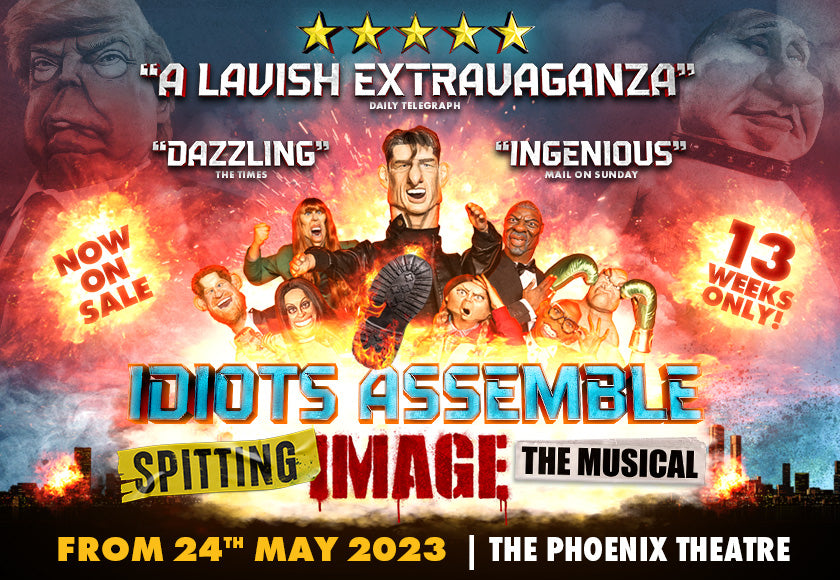 1nt: 3* London stay, breakfast & Idiots Assemble: Spitting Image The Musical: £238 for two