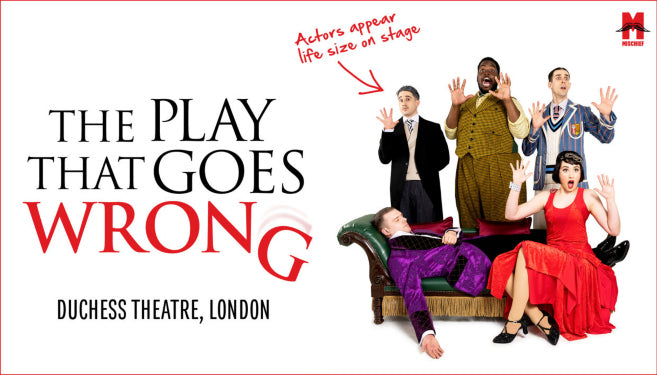 1nt: 3* London stay, breakfast & The Play That Goes Wrong: £218 for two
