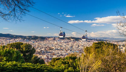2nt: 4* Barcelona Break, breakfast & Montjuic Cable Car Experience: £258 for two