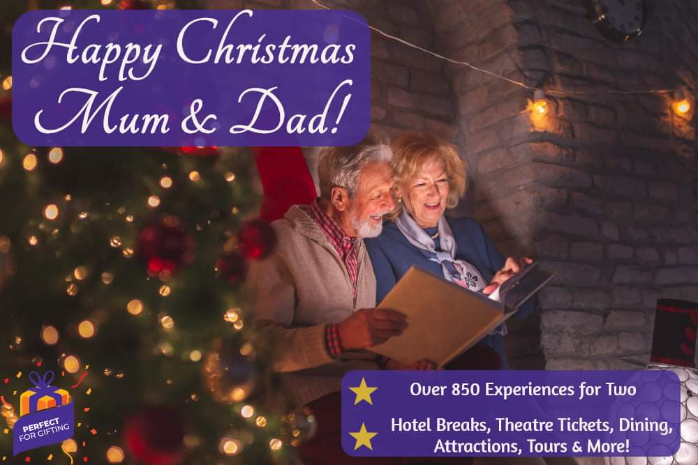 Happy Christmas MUM & DAD - Gift Experience for two