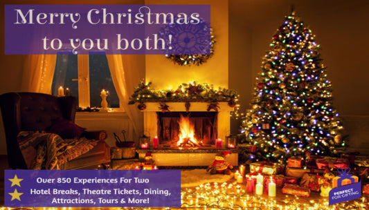 Posted Golden Ticket Envelope Merry Christmas to you both - Experience for two