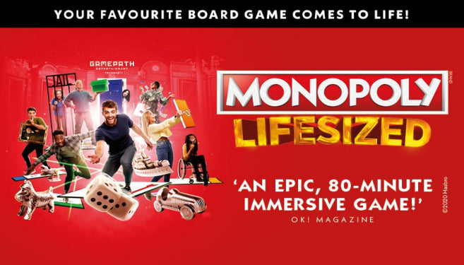 1nt: 3* London stay, breakfast & Monopoly Lifesized: £318 for two